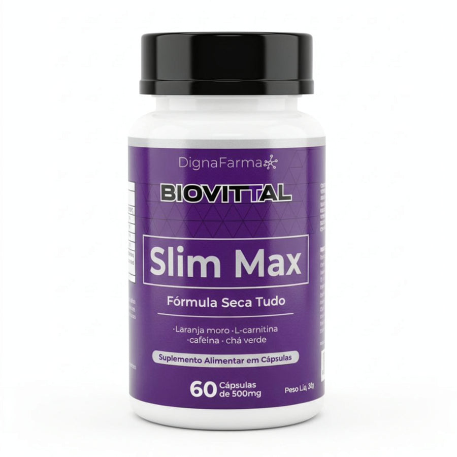 Suplemento Emagrecimento Slim Max 60 Cápsulas